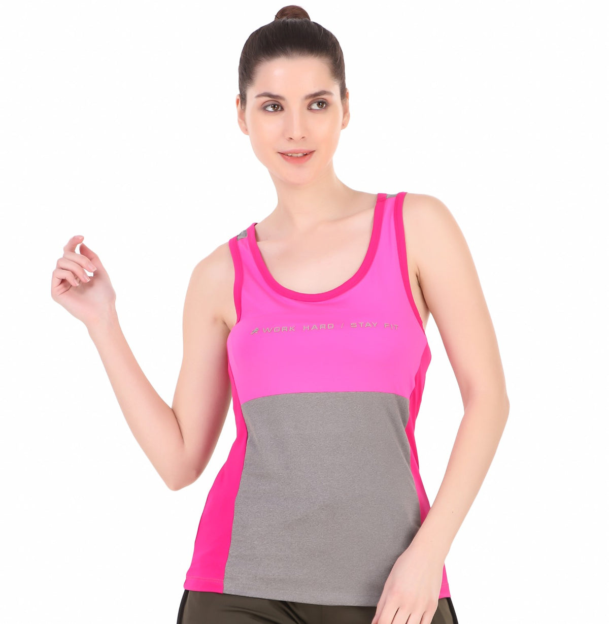 T-Back Sleeveless Tshirt For Women (Pink)