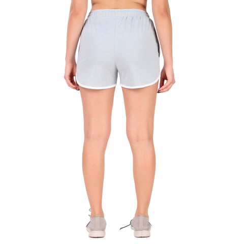 Cotton Leisure Shorts For Women (Sky)