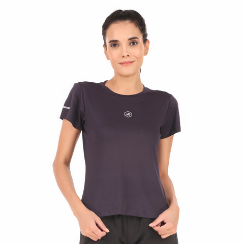 Multiverse Performance Tshirt For Women (Space Blue)