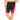 Nylon Compression Shorts and Half Tights For Men (BLACK/RED)
