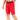 Nylon Compression Shorts and Half Tights For Men (Red)