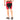Nylon Compression Shorts and Half Tights For Men (BLACK/RED)