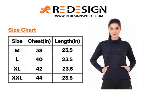 Performance Cowl Neck Tshirt For Women FS (Oxford Blue)