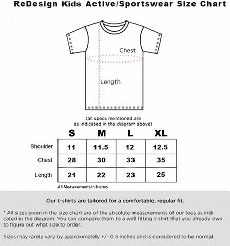 ReDesign Boys Perfomance Tshirt (V-Style)