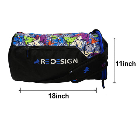 Redesign Gym Bag With Shoe Compartment (BLUE PRINT)