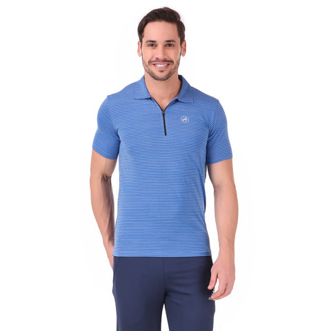 Performance Polo Tshirt For Men (Royal Blue)