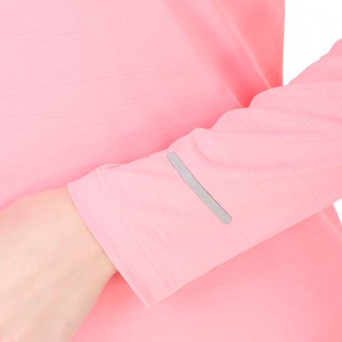 Performance Self Design Tshirt For Women FS (Pastel Pink)
