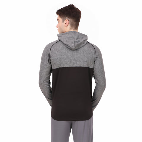 Performance Brushed Hoodie For Men (Space Dust Grey)