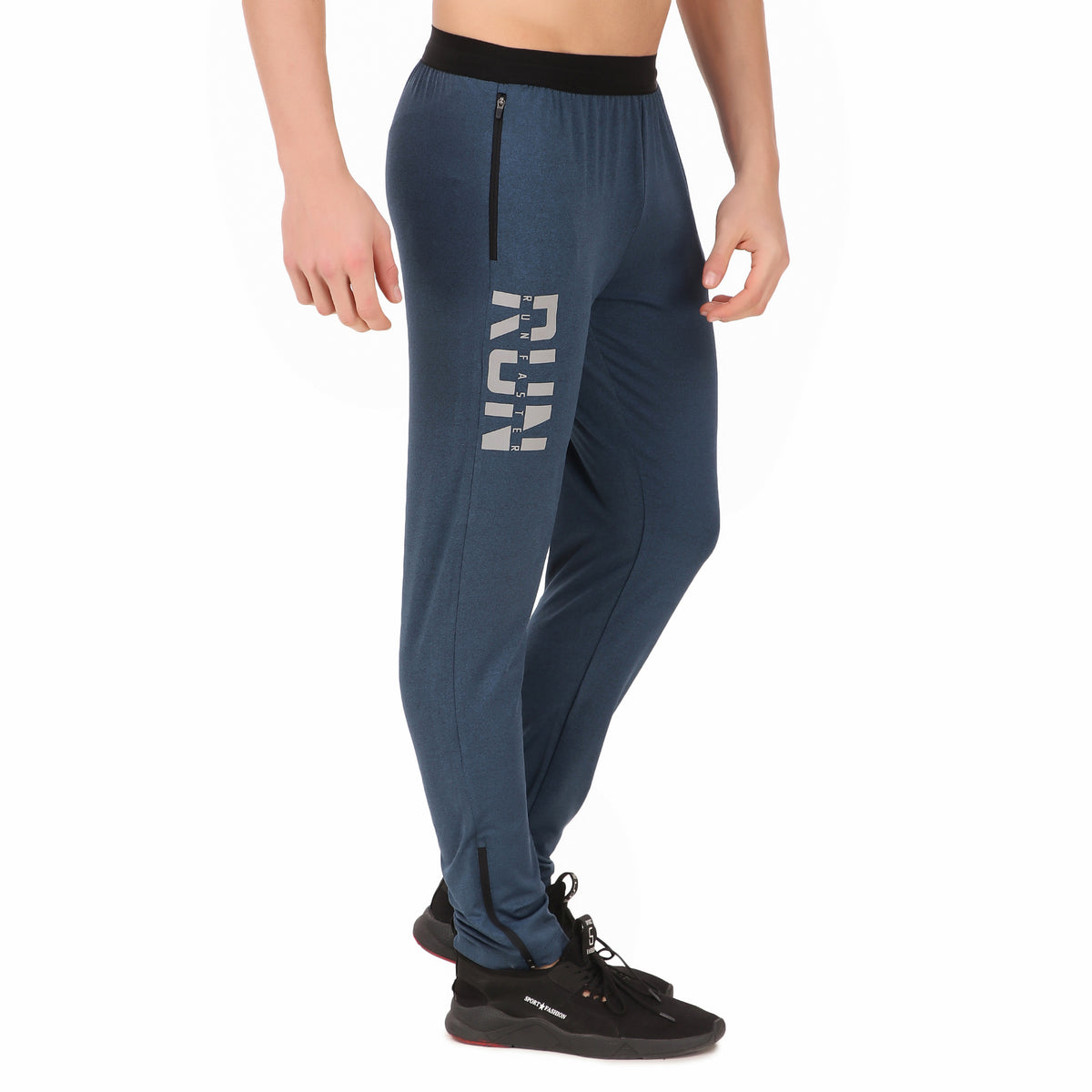 Performance Run Faster Lower For Men (Blue Melange)