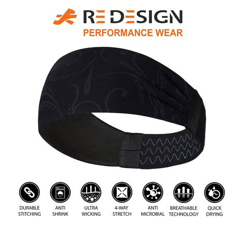 ReDesign Headband For Yoga Running Walking Gym Music Streaming