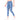 Gym Yoga Running Legging For Women Zip Pocket (Blue)