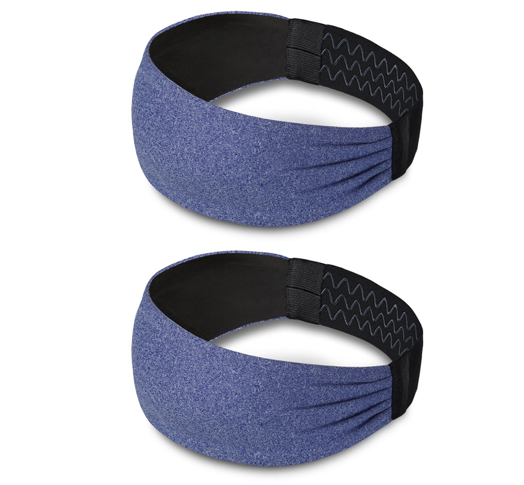 Sports Headband For Men and Women (Blue Heather)