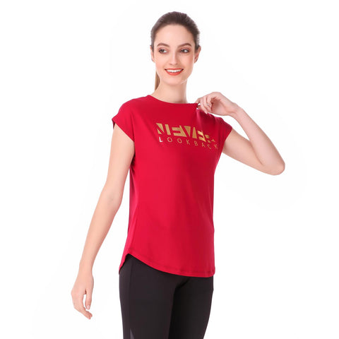 Performance Tshirt For Women (NLB Red)